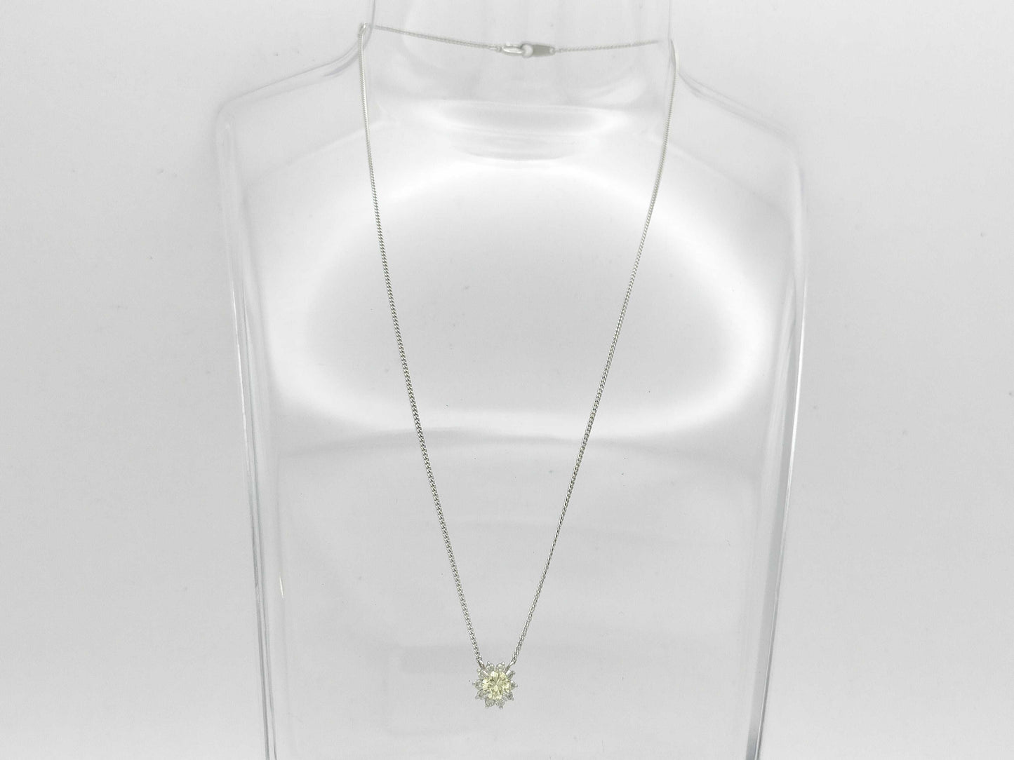 D0.46ct Pt/Pt850 3.4g Necklace