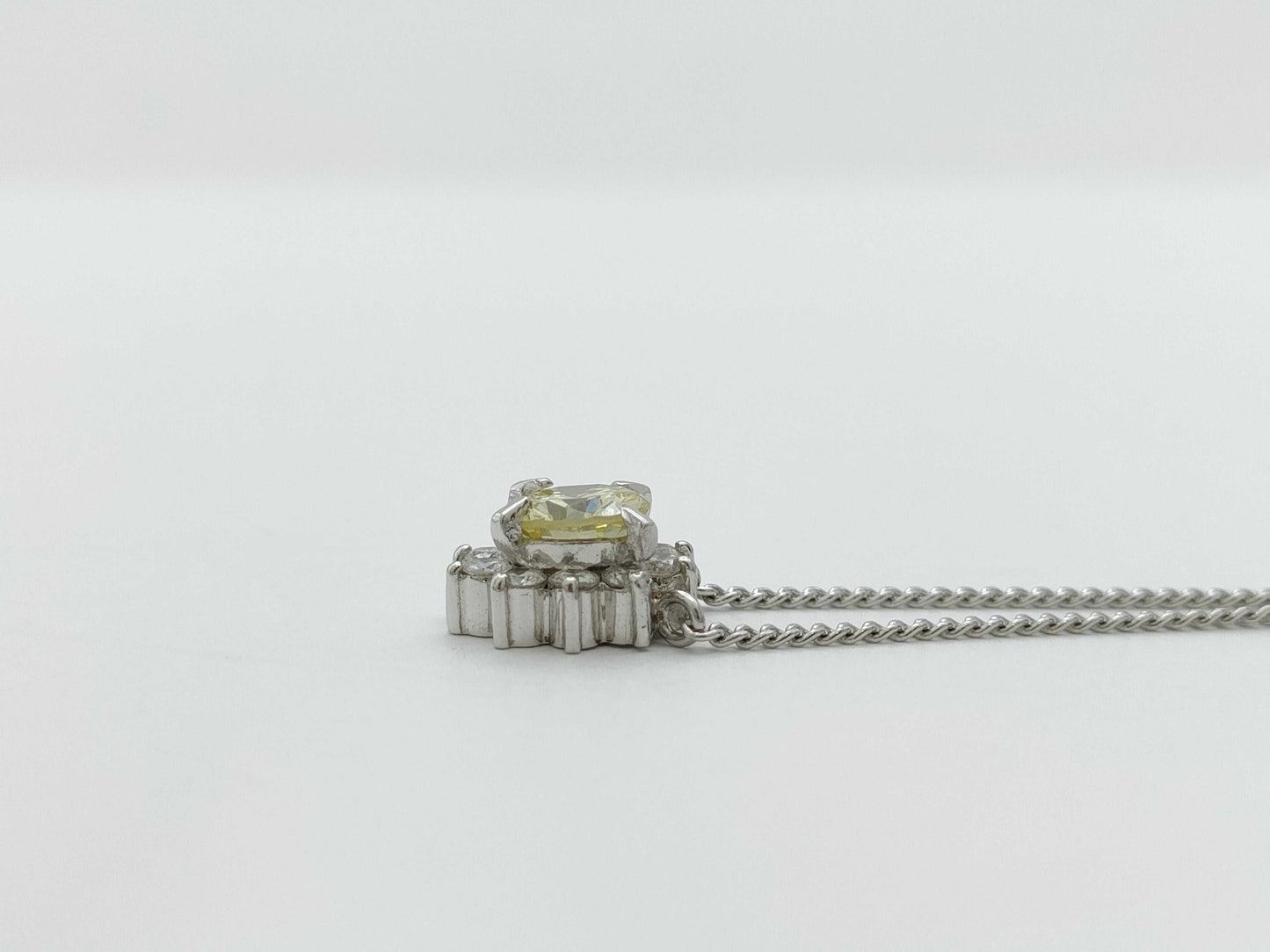 D0.46ct Pt/Pt850 3.4g Necklace