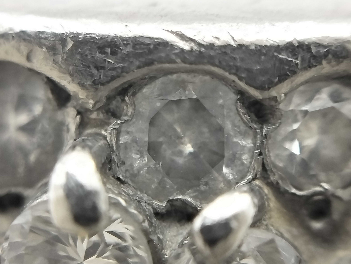 D0.52/1.64ct Pt900/K18 13.7g Ring