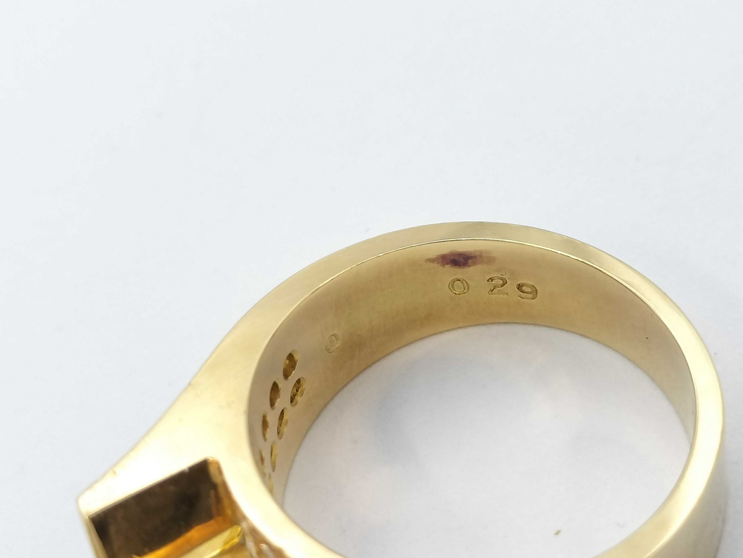 Diamond FD0.29ct K18 8.1g Ring