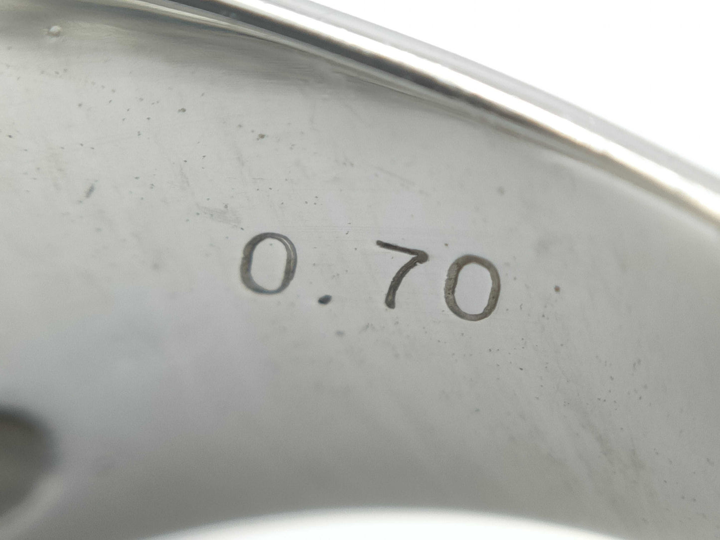 D0.70ct Pt900 12.6g Ring