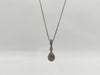 0.10ct Pink Diamond, 0.51ct Colorless Diamond, Pt900/850, 2.5g Necklace
