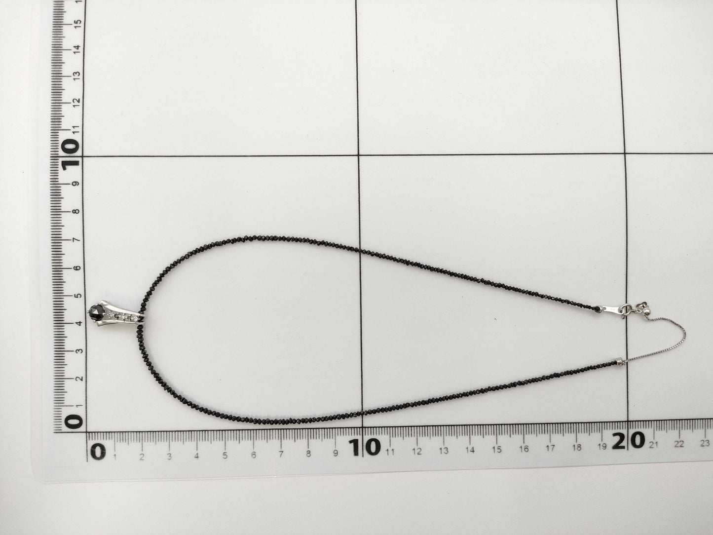 D0.77/0.09/10.03ct K18WG 4.7g Necklace