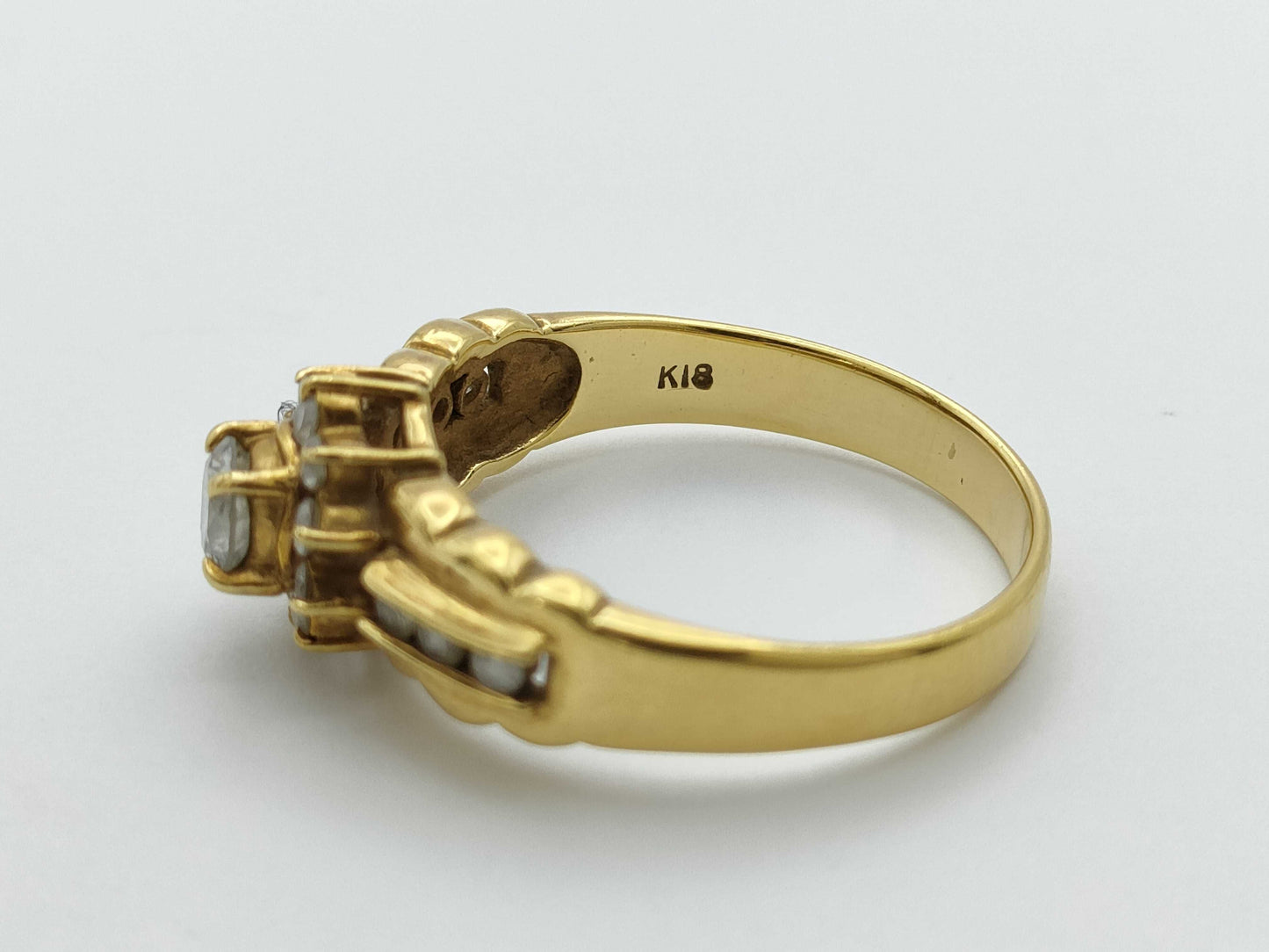 D0.40ct K18 3.5g Ring