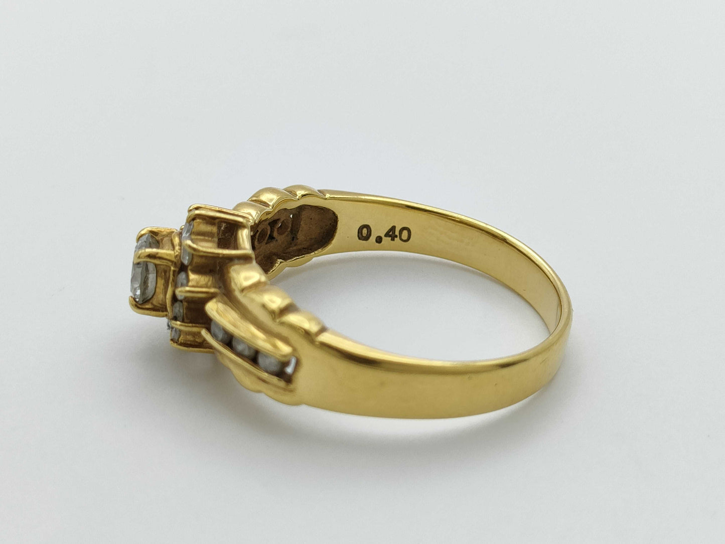 D0.40ct K18 3.5g Ring