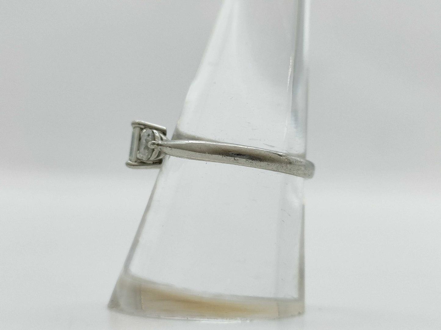 D0.333/0.36ct Pt900 4.0g Ring
