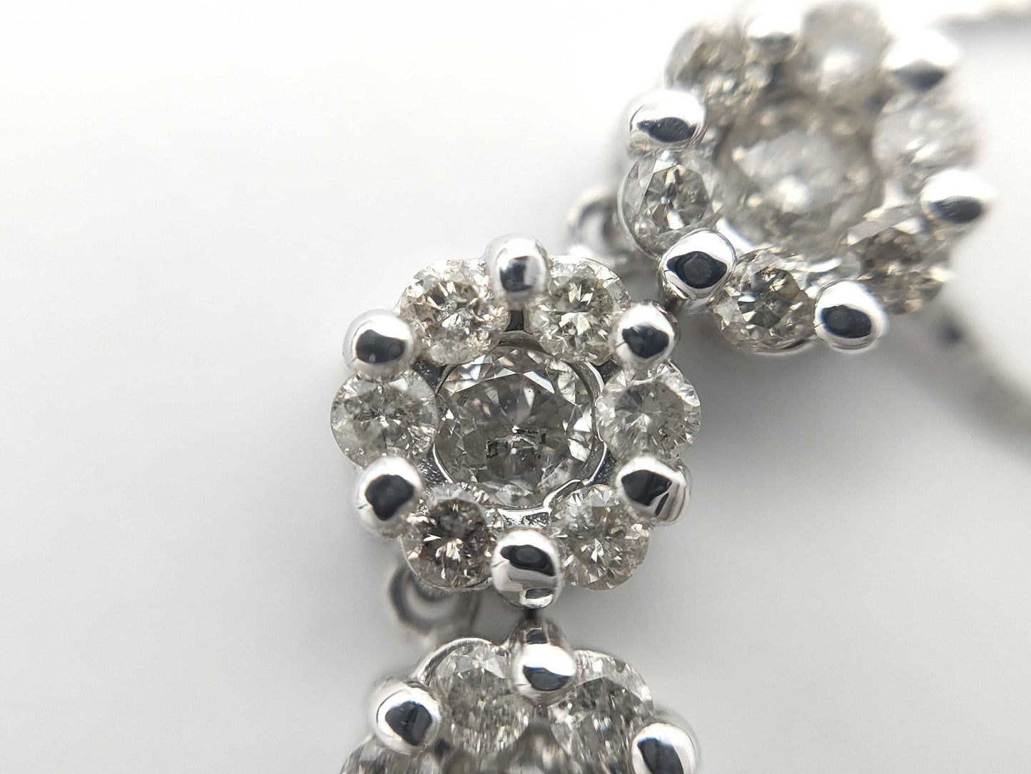 D0.30ct K14WG 1.6g Necklace