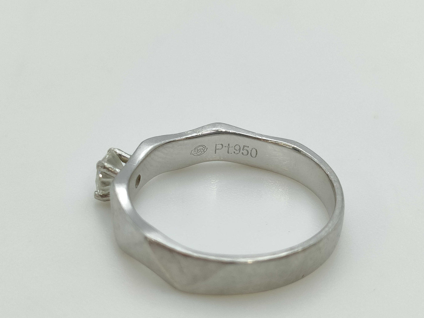 D0.308ct Pt950 5.0g Ring