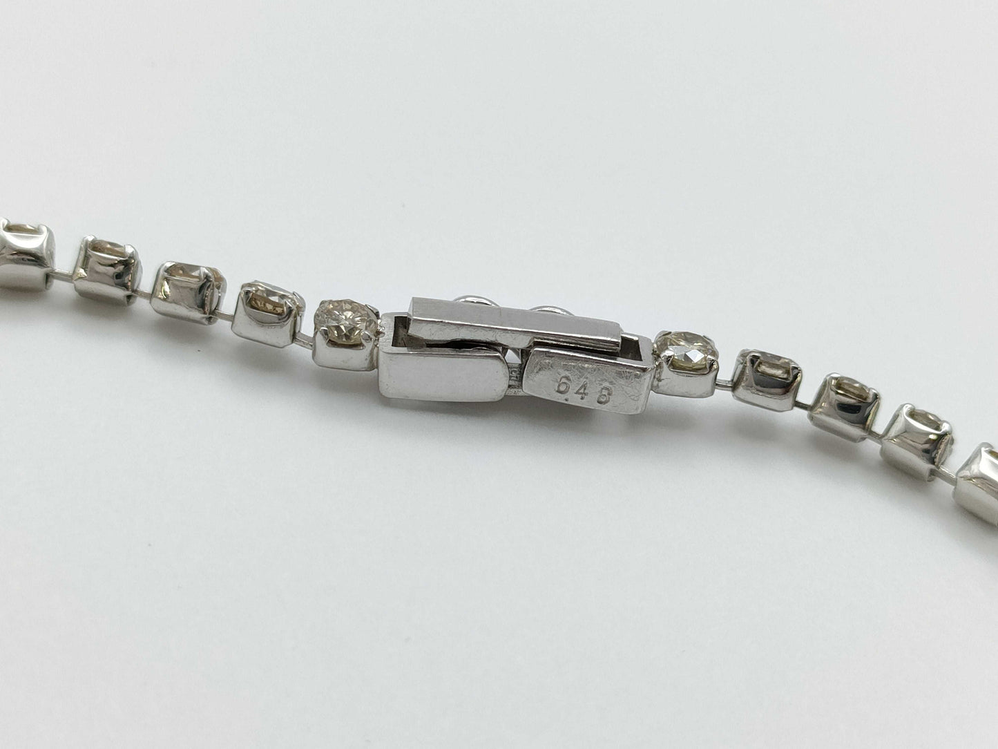 D6.48ct Pt850 13.7g Necklace