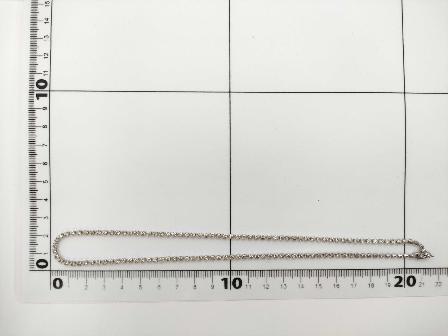 D6.48ct Pt850 13.7g Necklace