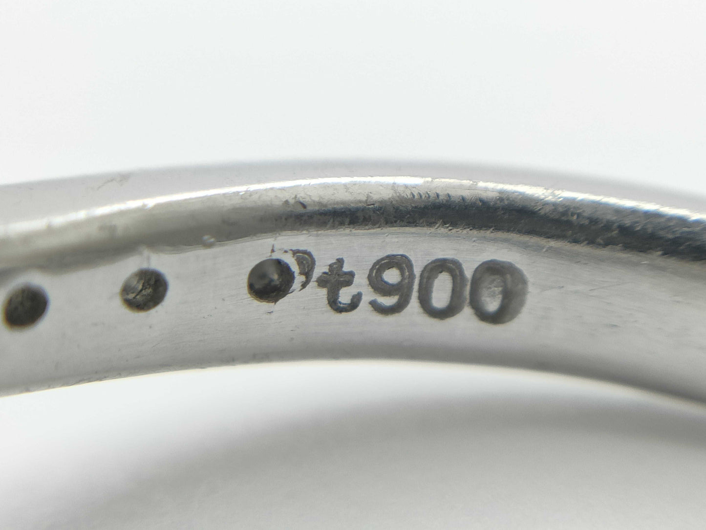 Colored Stone D.32ct Pt900 6.5g Ring