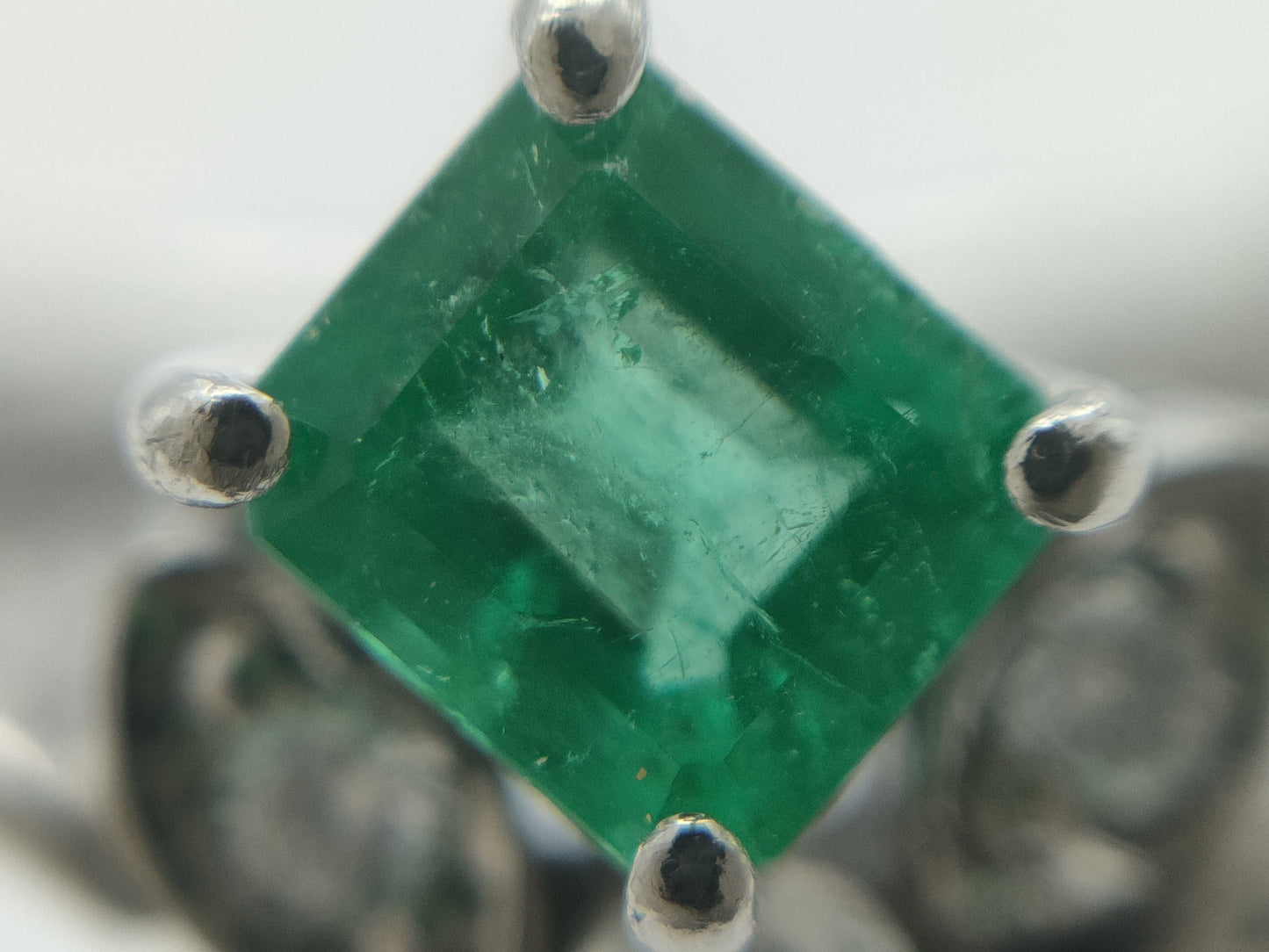 Colored Stone D.32ct Pt900 6.5g Ring