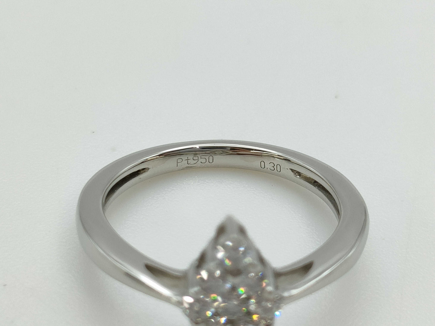 D0.30ct Pt950 4.1g Ring
