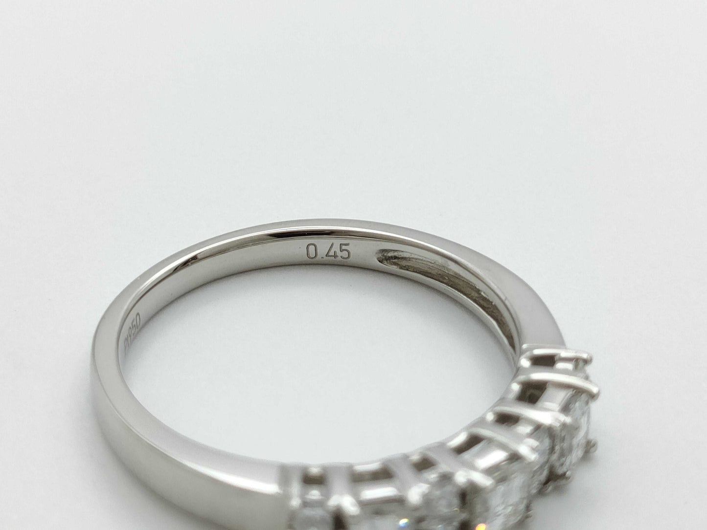 D0.45ct Pt950 3.5g Ring