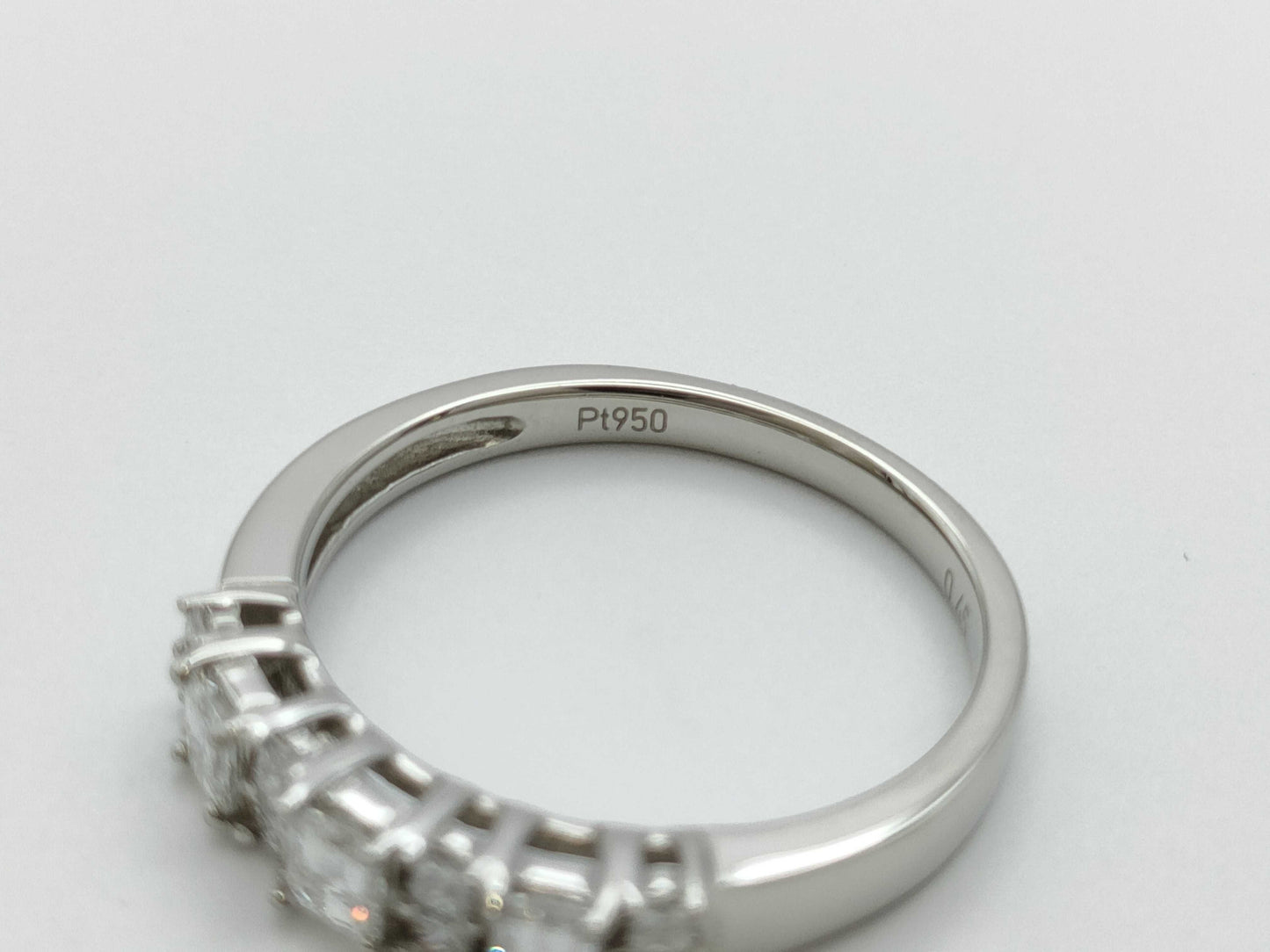 D0.45ct Pt950 3.5g Ring