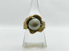Pearl, Diameter: Approx. 10.7mm, D0.07ct, 18K Gold, 11.4g, Ring