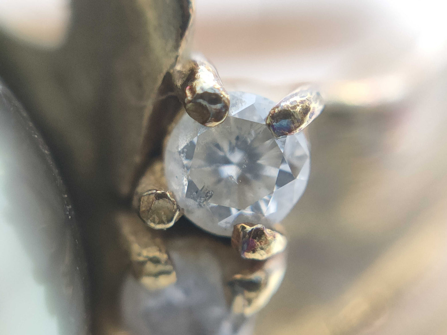 Pearl, Diameter: Approx. 10.7mm, D0.07ct, 18K Gold, 11.4g, Ring