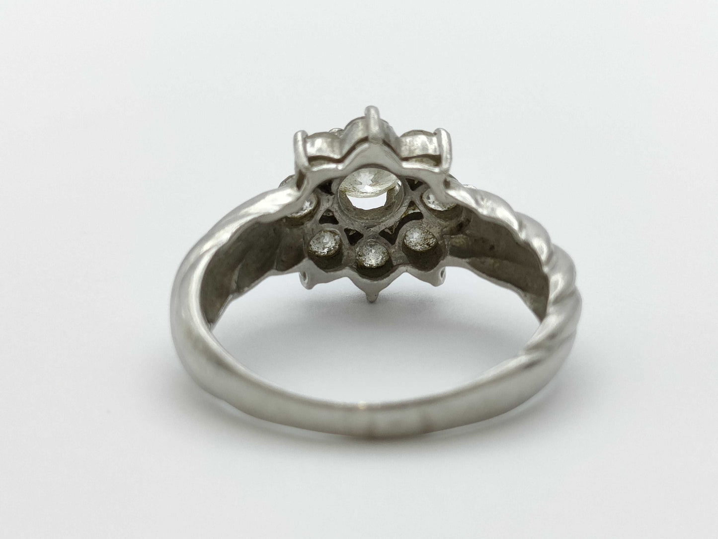 D1.00ct Pt900 4.6g Ring