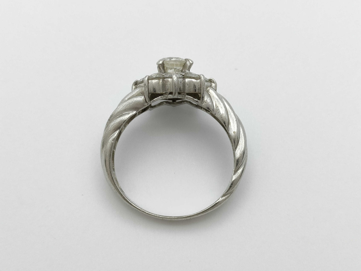 D1.00ct Pt900 4.6g Ring