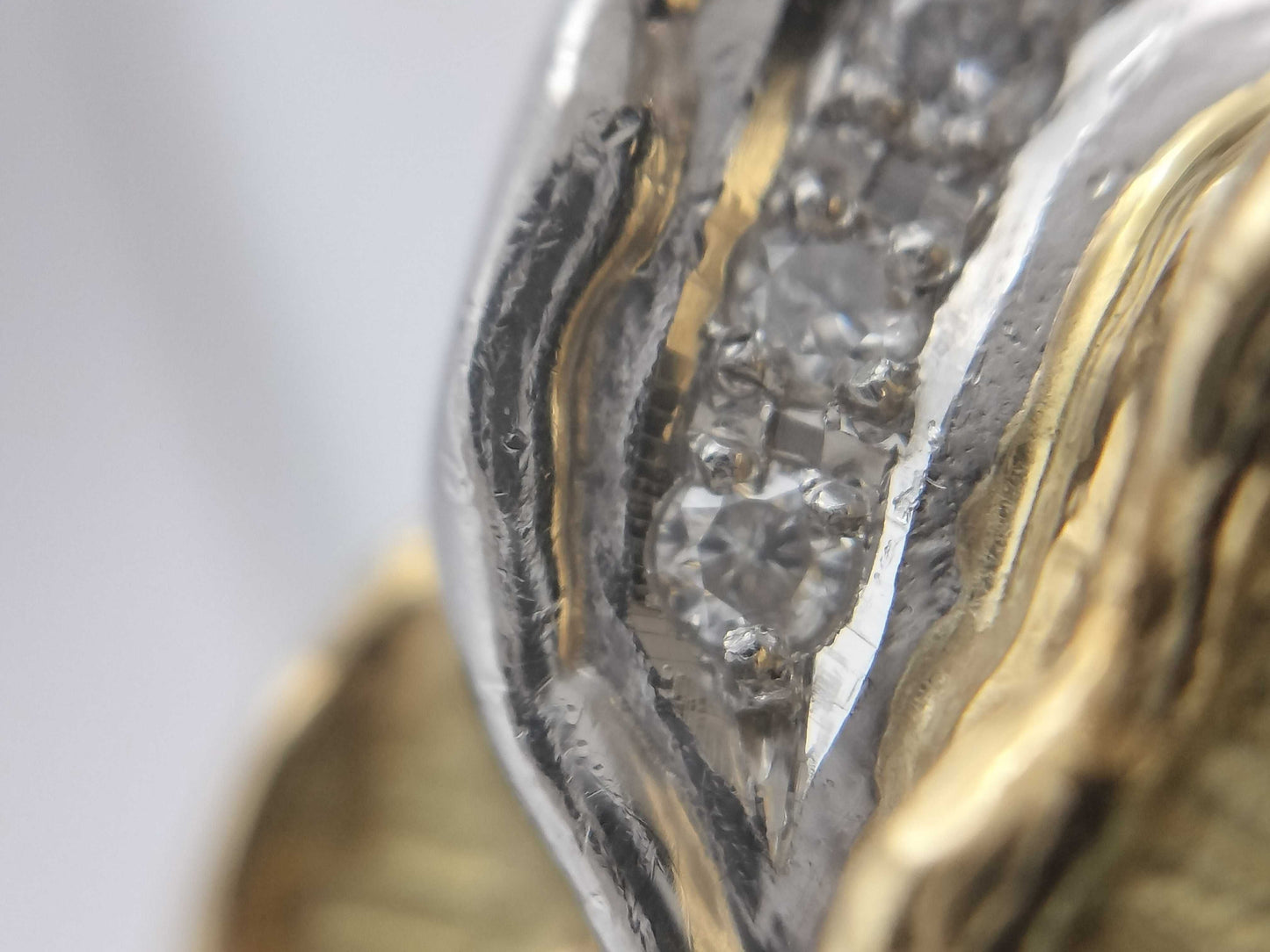AQ1.558ct D0.05ct K18/PT900 12.6g Ring
