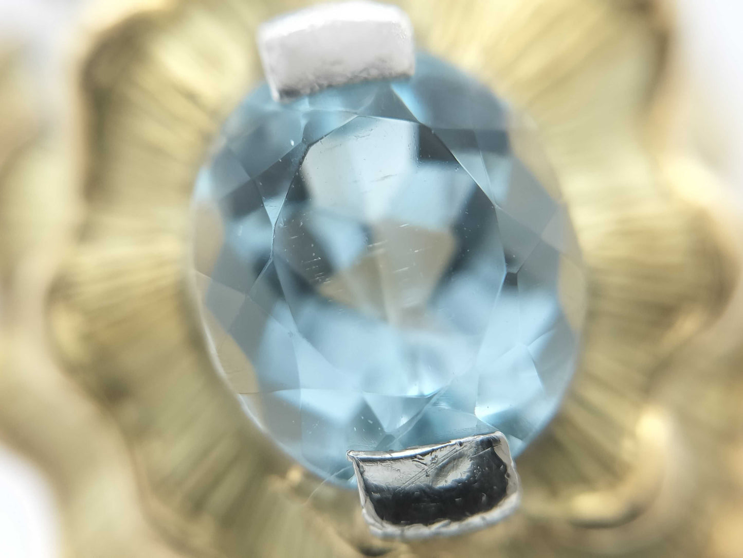 AQ1.558ct D0.05ct K18/PT900 12.6g Ring