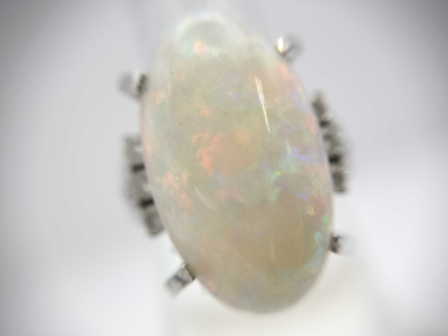 OP5.48ct D0.20ct PT850 8.7g Ring