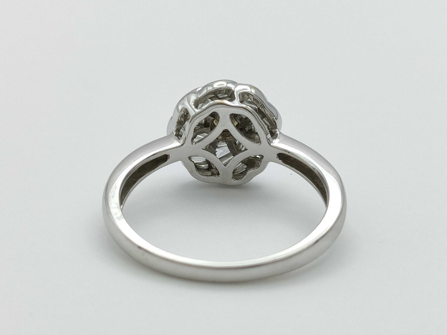 Diamond K18WG 2.7g Ring