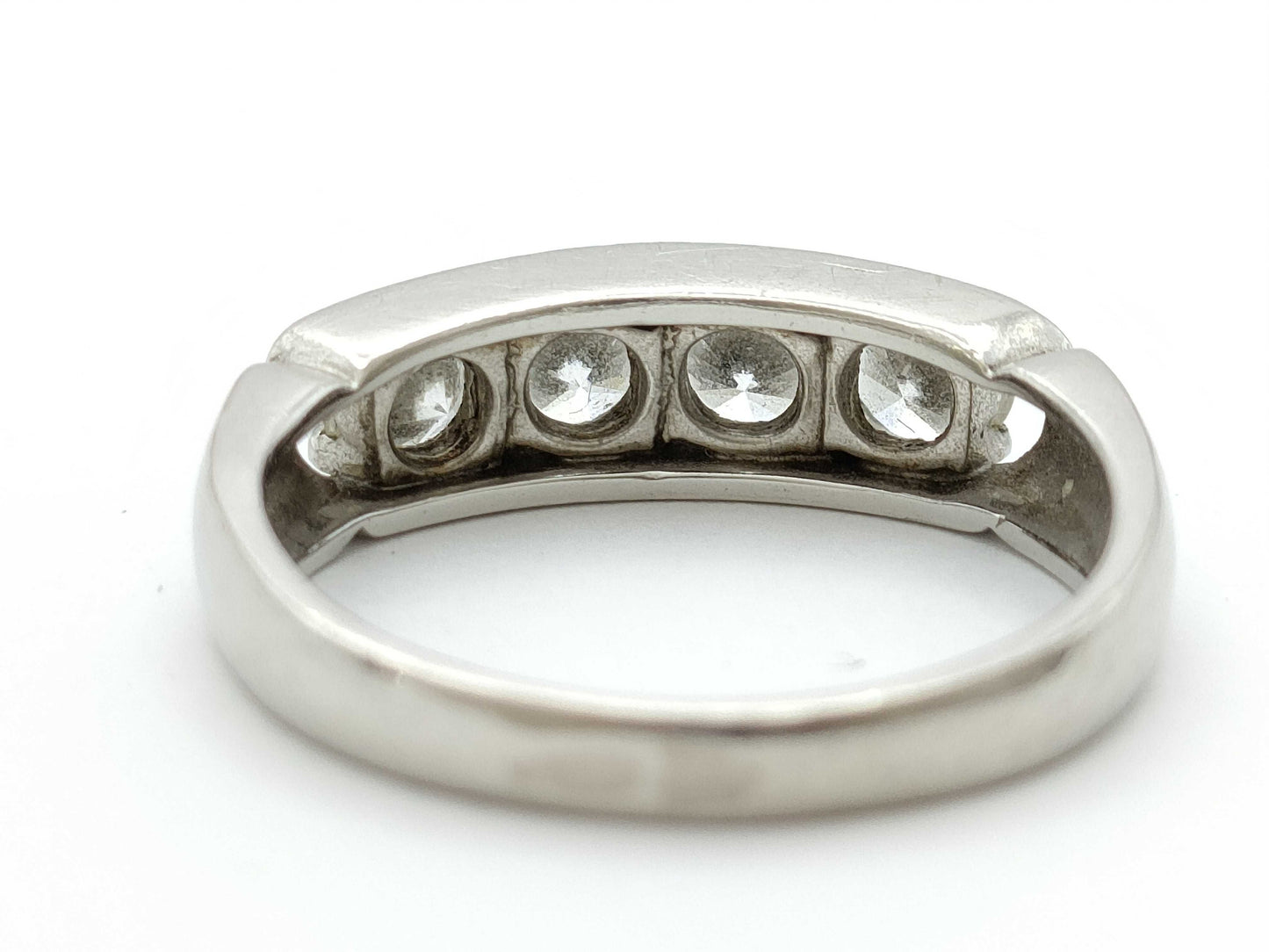 D0.77ct Pt900 4.1g Ring