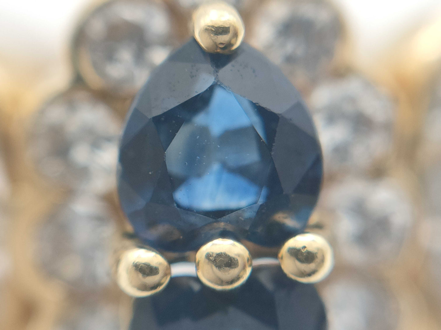 S 0.58ct D 0.84ct K18 7.2g Ring