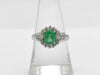 E0.83ct D0.27ct Pt900 5.4g Ring