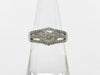 D0.626ct/0.51ct PT900 7.1g Ring