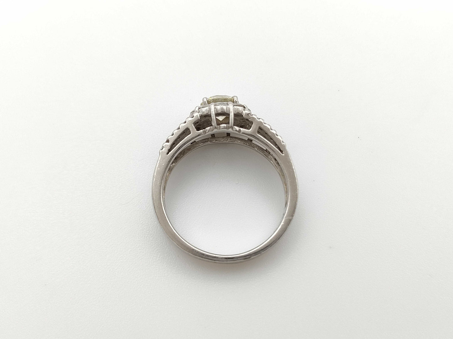 D0.626ct/0.51ct PT900 7.1g Ring