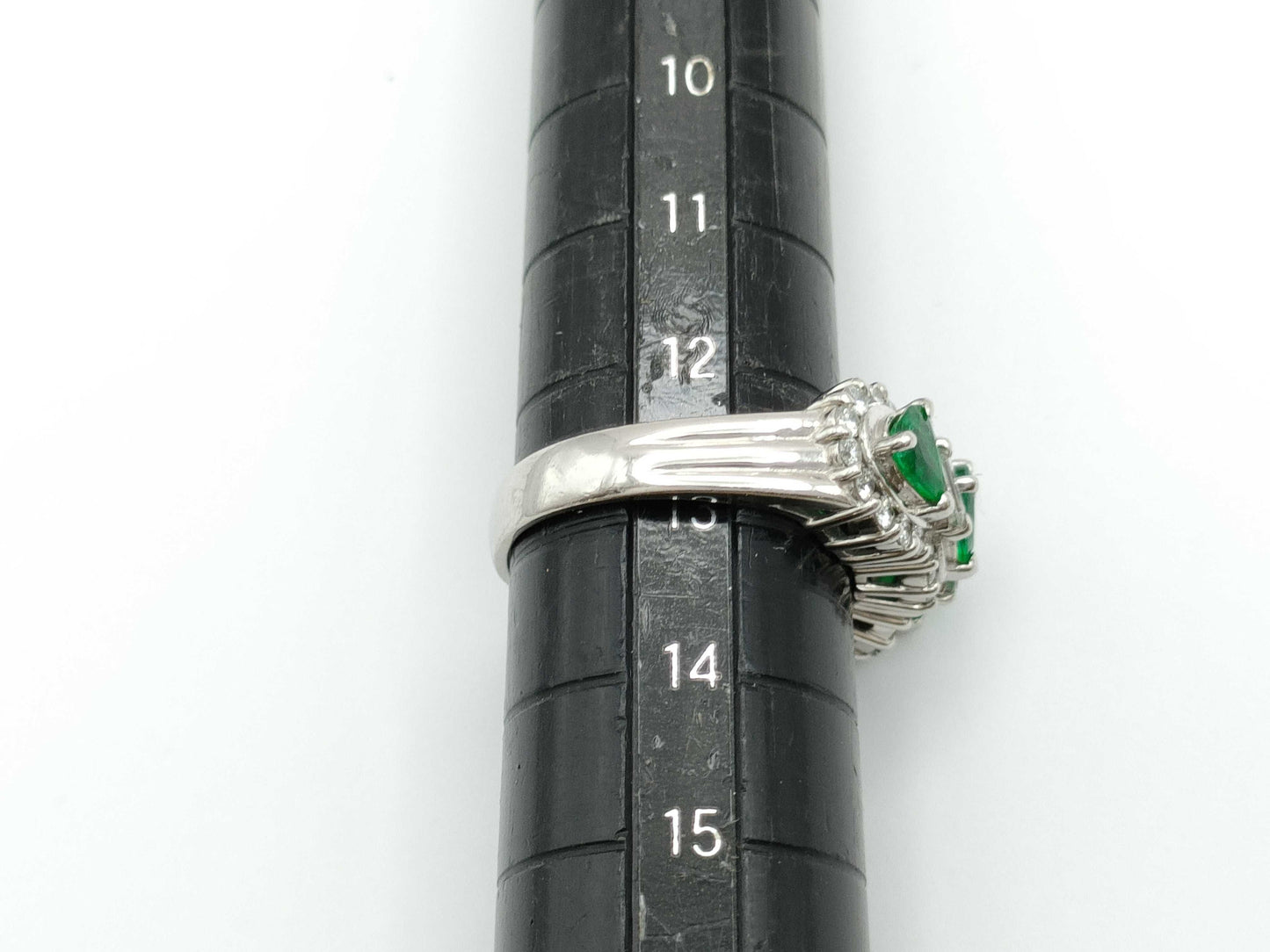 E0.76ct D0.70ct PT900 7.9g Ring
