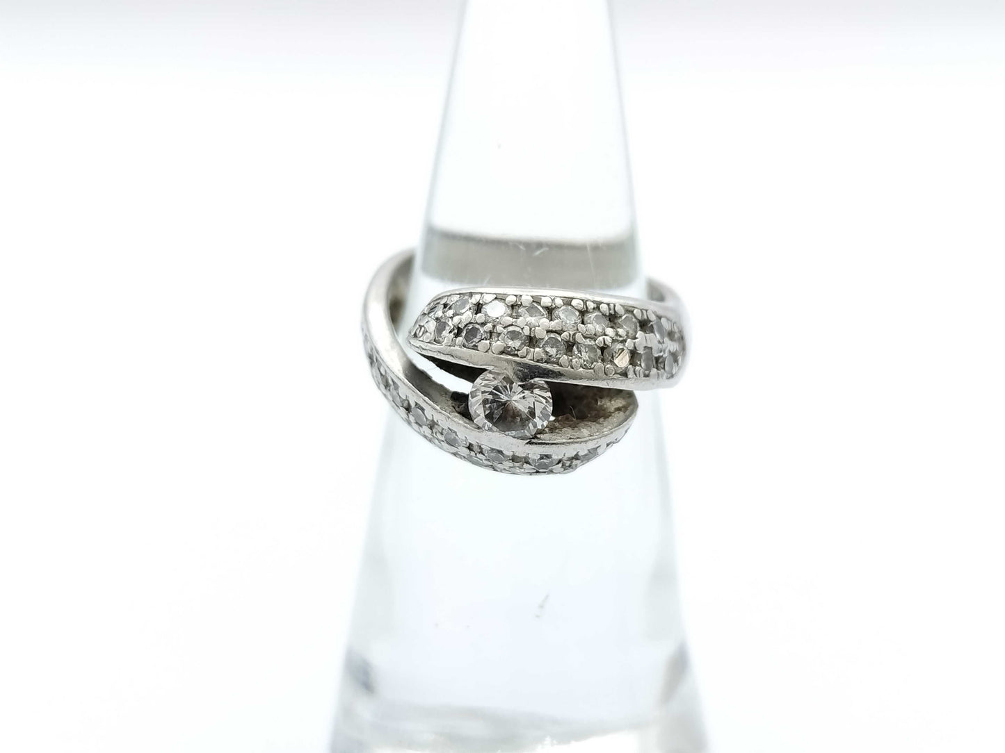 D0.31ct/0.57ct PT900 8.5g Ring
