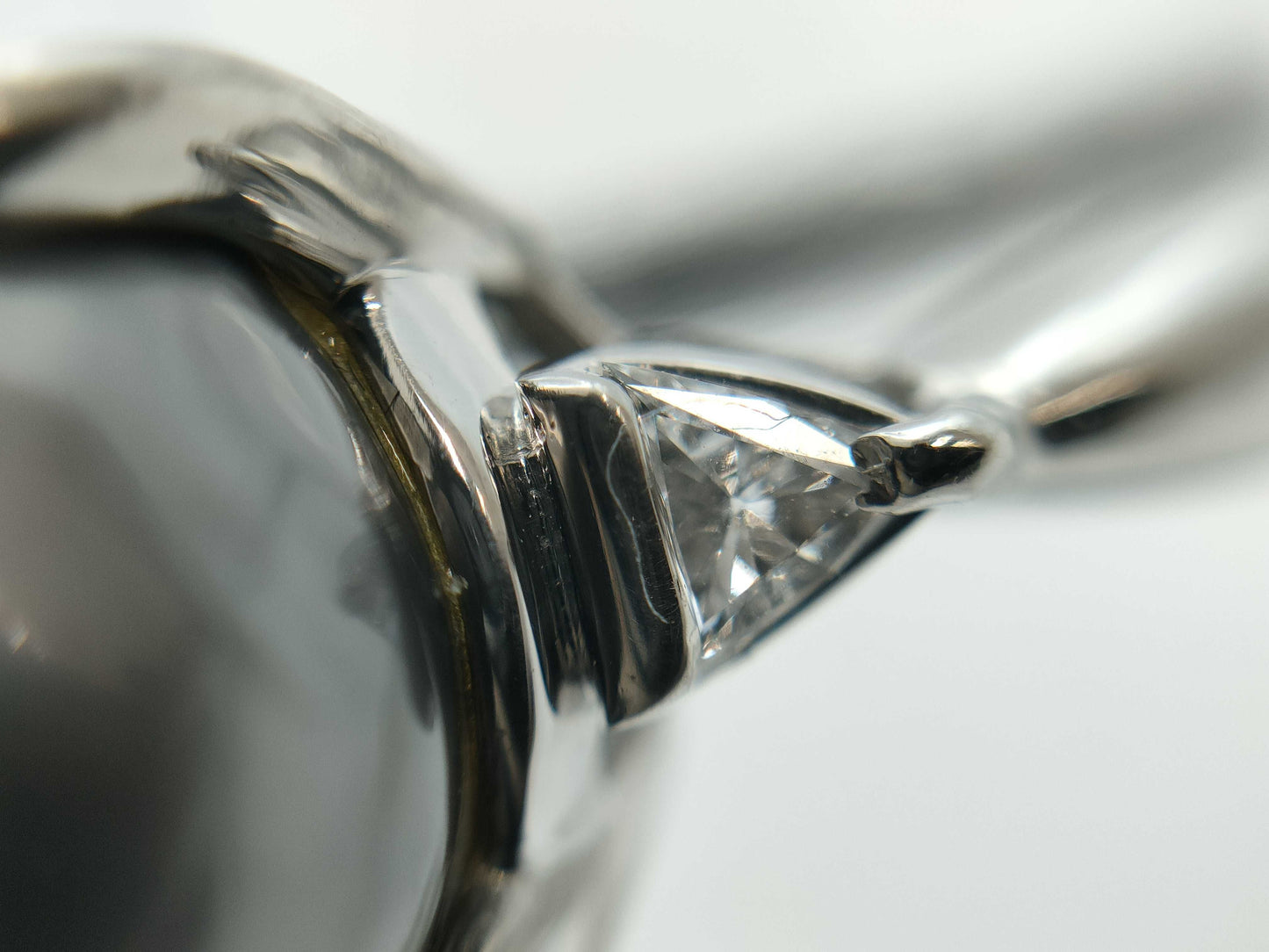 Pearl, Diameter: Approx. 12.1mm, D0.115ct, Pt900, 9.3g, Ring