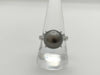 Pearl, Diameter: Approx. 12.1mm, D0.115ct, Pt900, 9.3g, Ring
