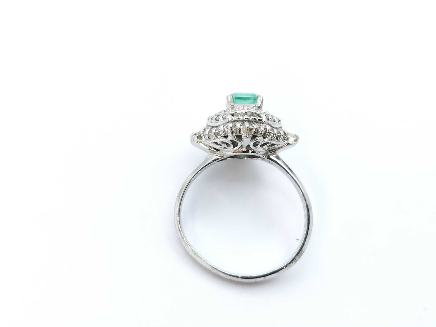 E0.42ct D0.63ct PT900 6.8g Ring