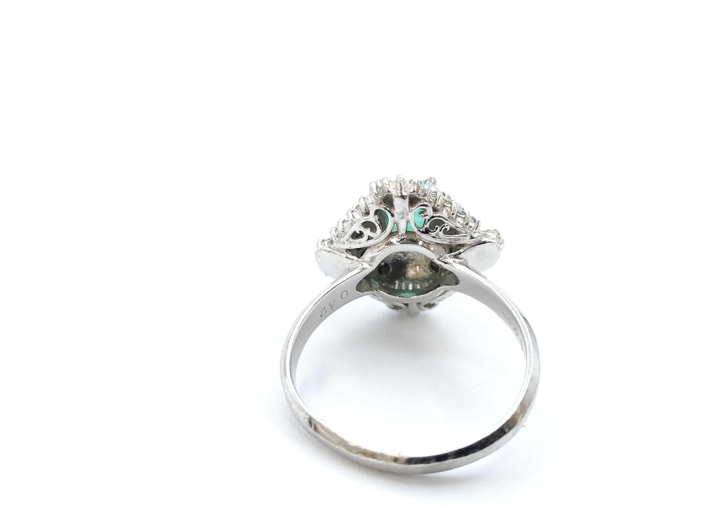 E0.42ct D0.63ct PT900 6.8g Ring