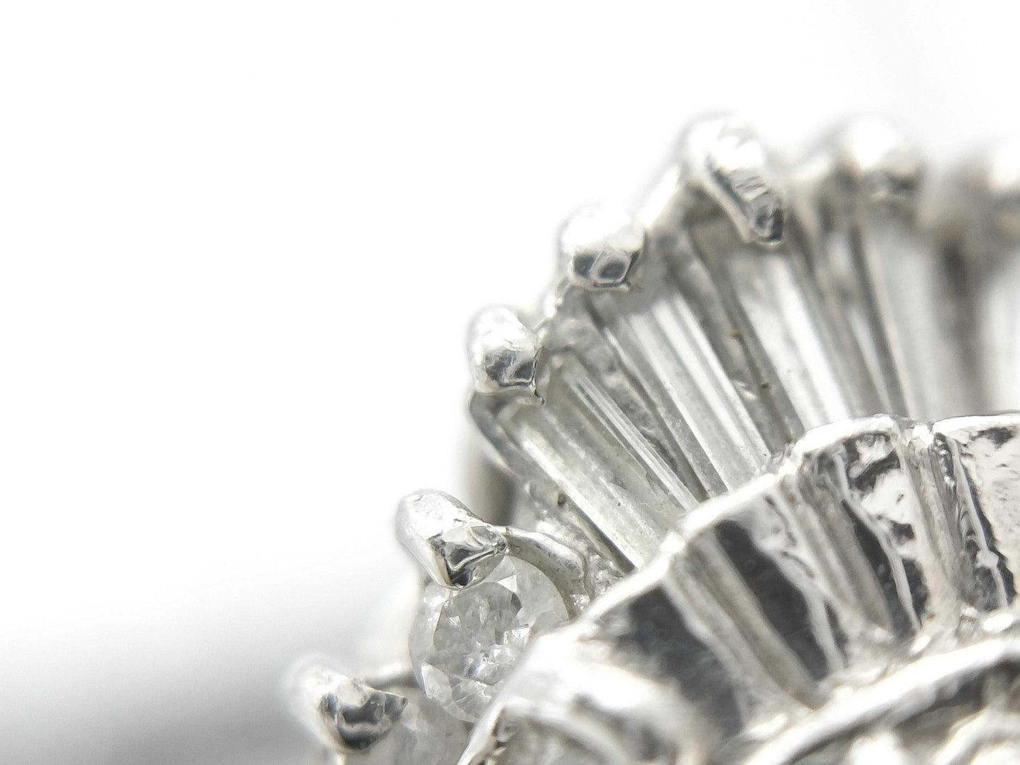 E0.42ct D0.63ct PT900 6.8g Ring