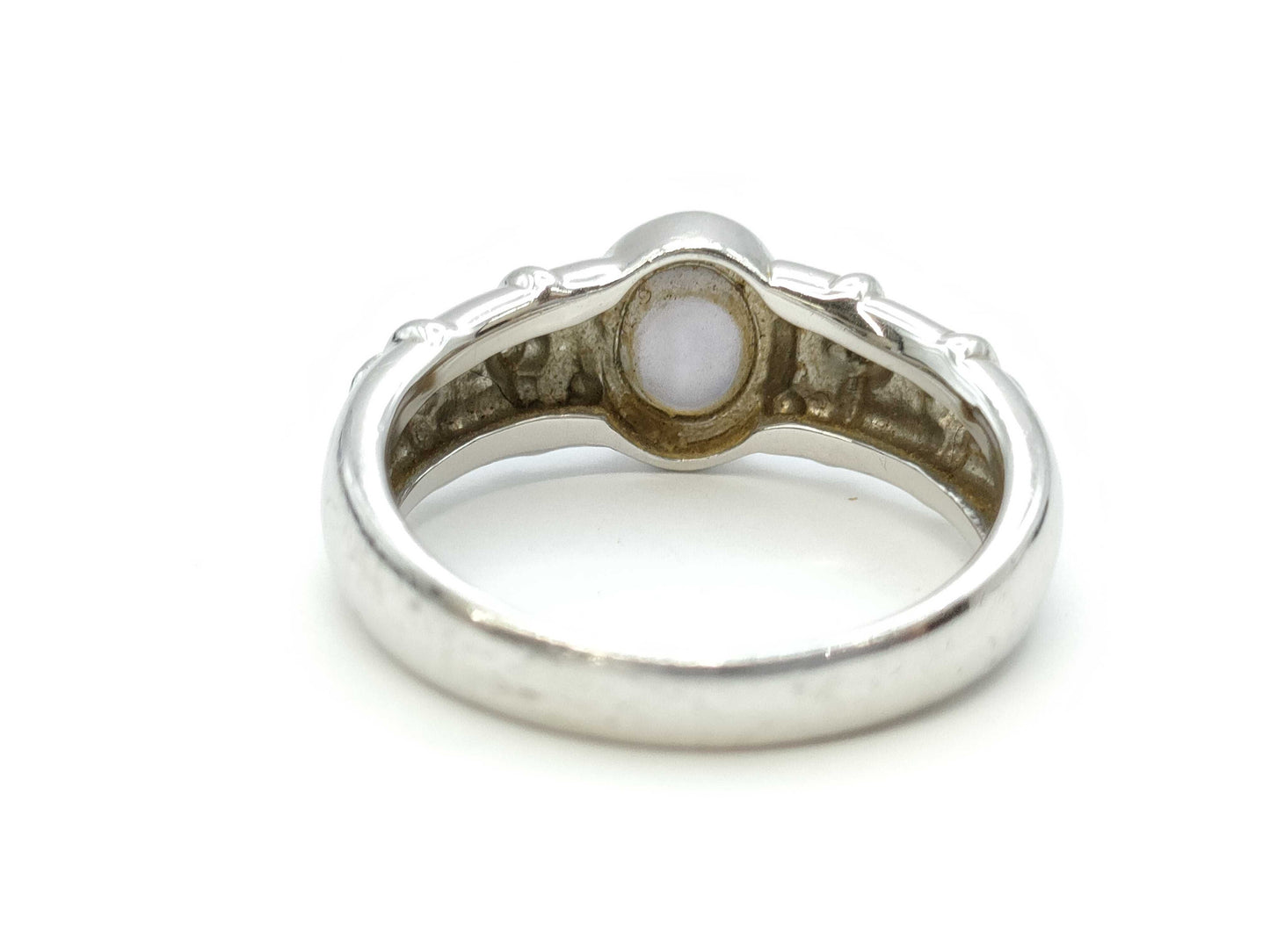 Stainless steel 1.53ct D0.03ct PT900 6.8g ring