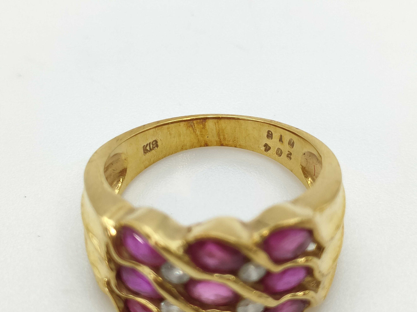 R2.04ct D0.16ct K18 6.3g Ring