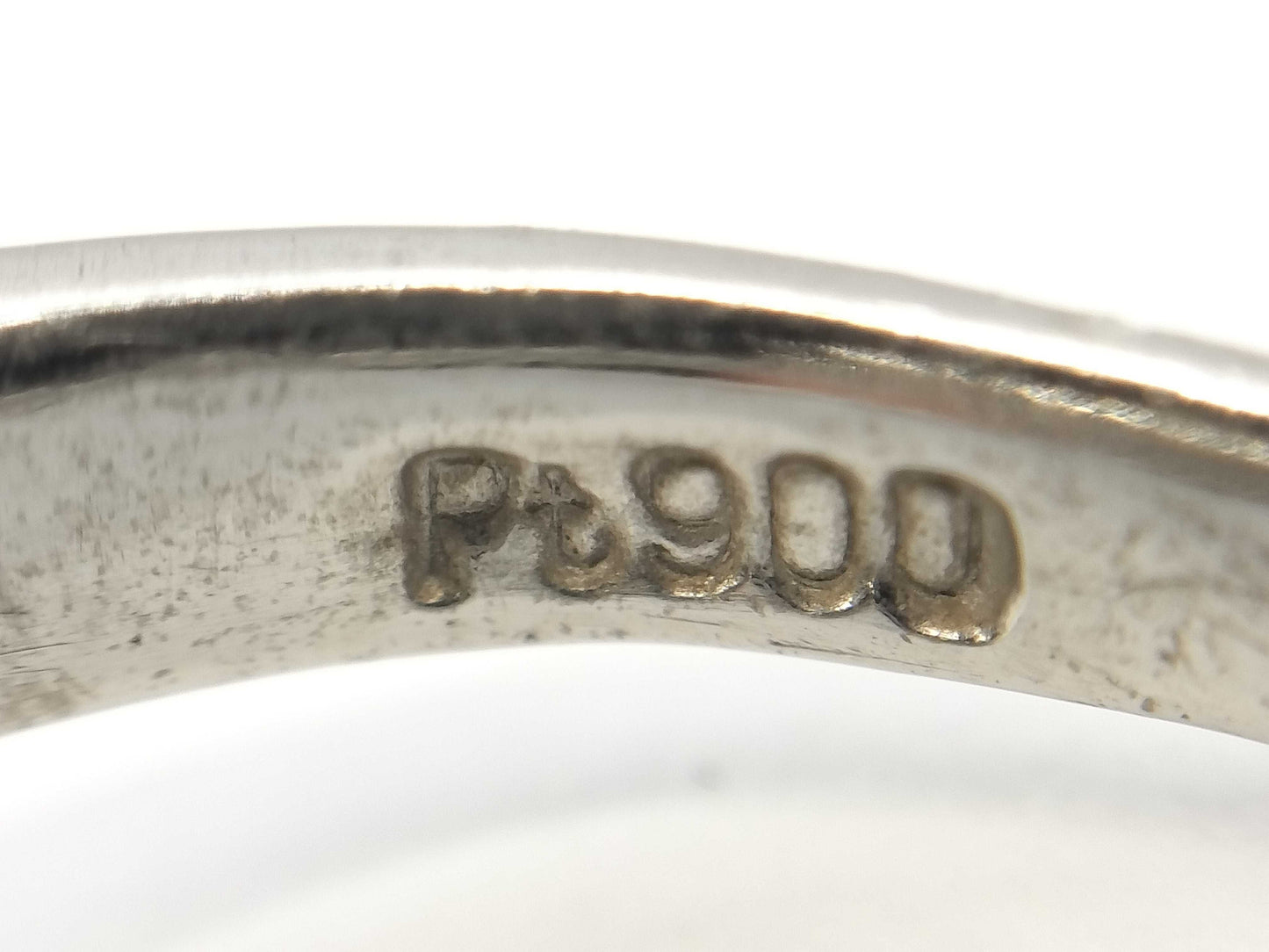Pearl Ring, Diameter: Approx. 12.1mm, D0.20ct, Pt900, 7.7g