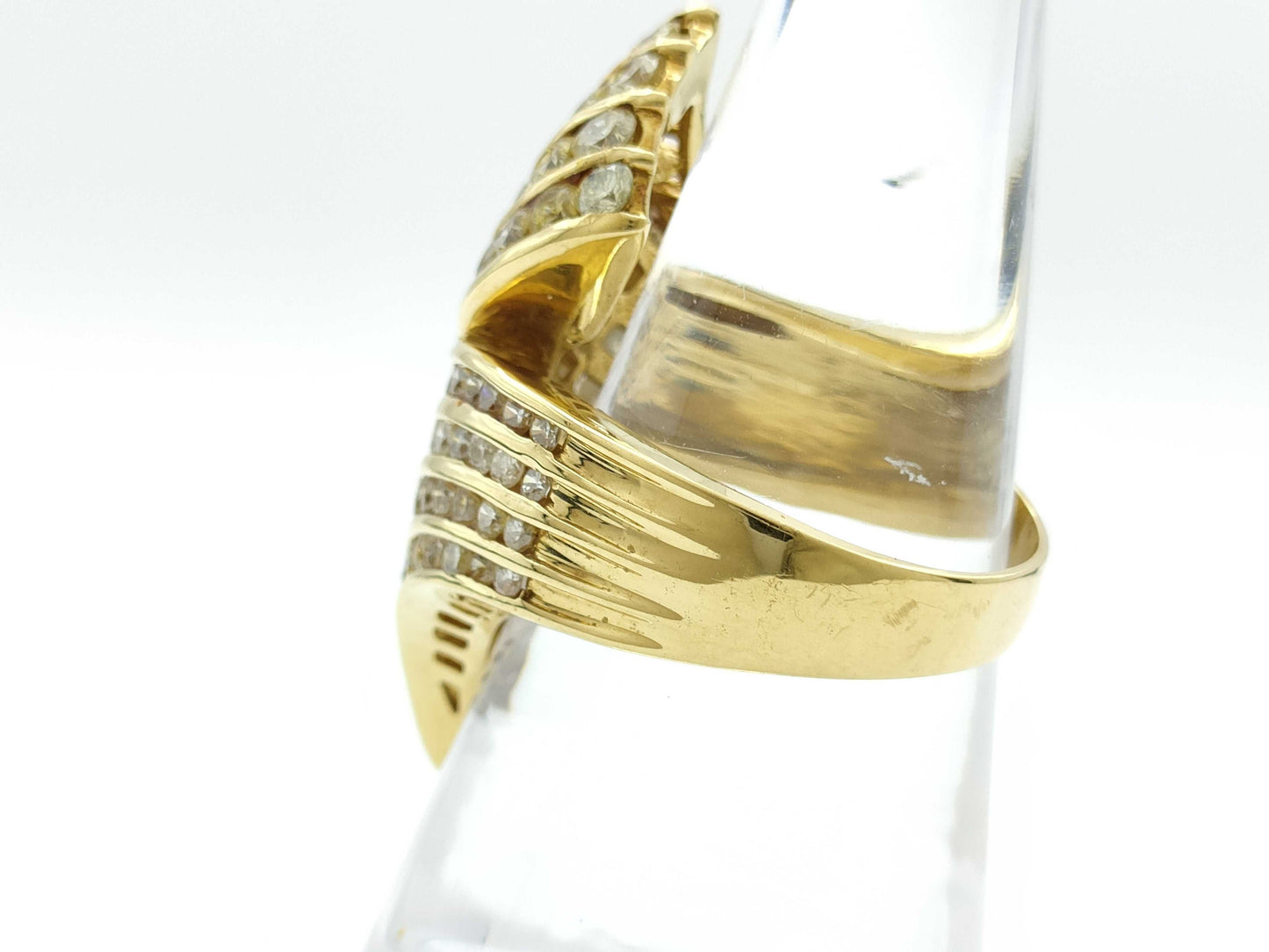 D4.10ct K18 16.0g Ring