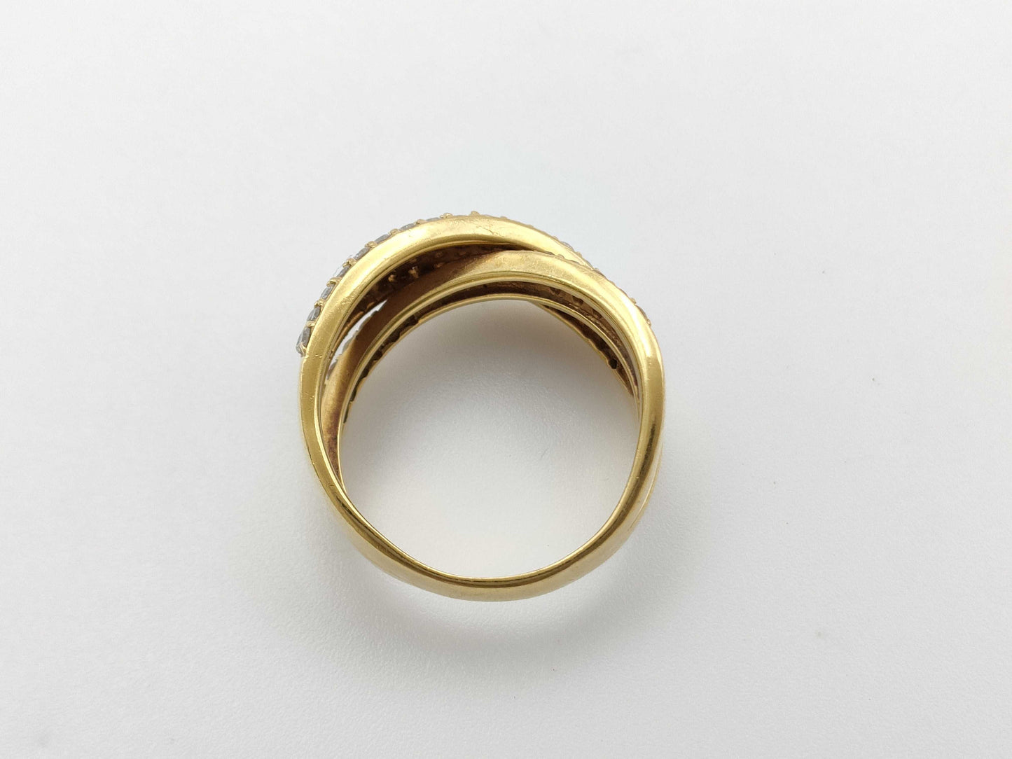 S0.46ct D1.01ct K18 9.0g Ring