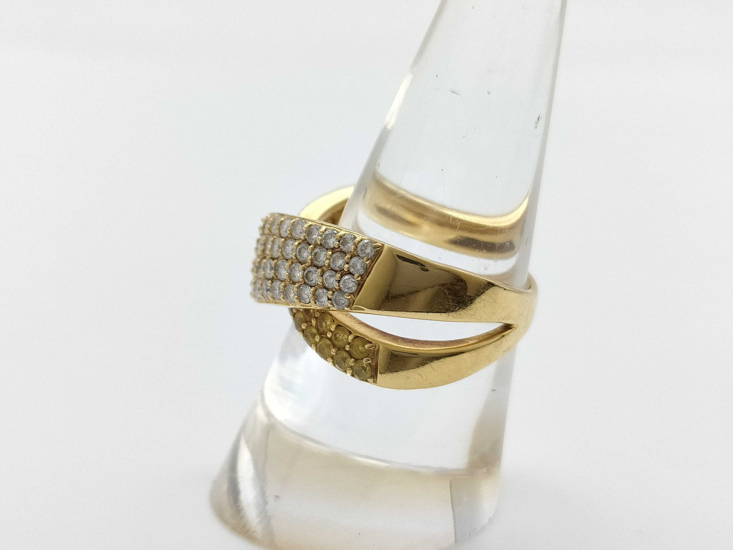 S0.46ct D1.01ct K18 9.0g Ring