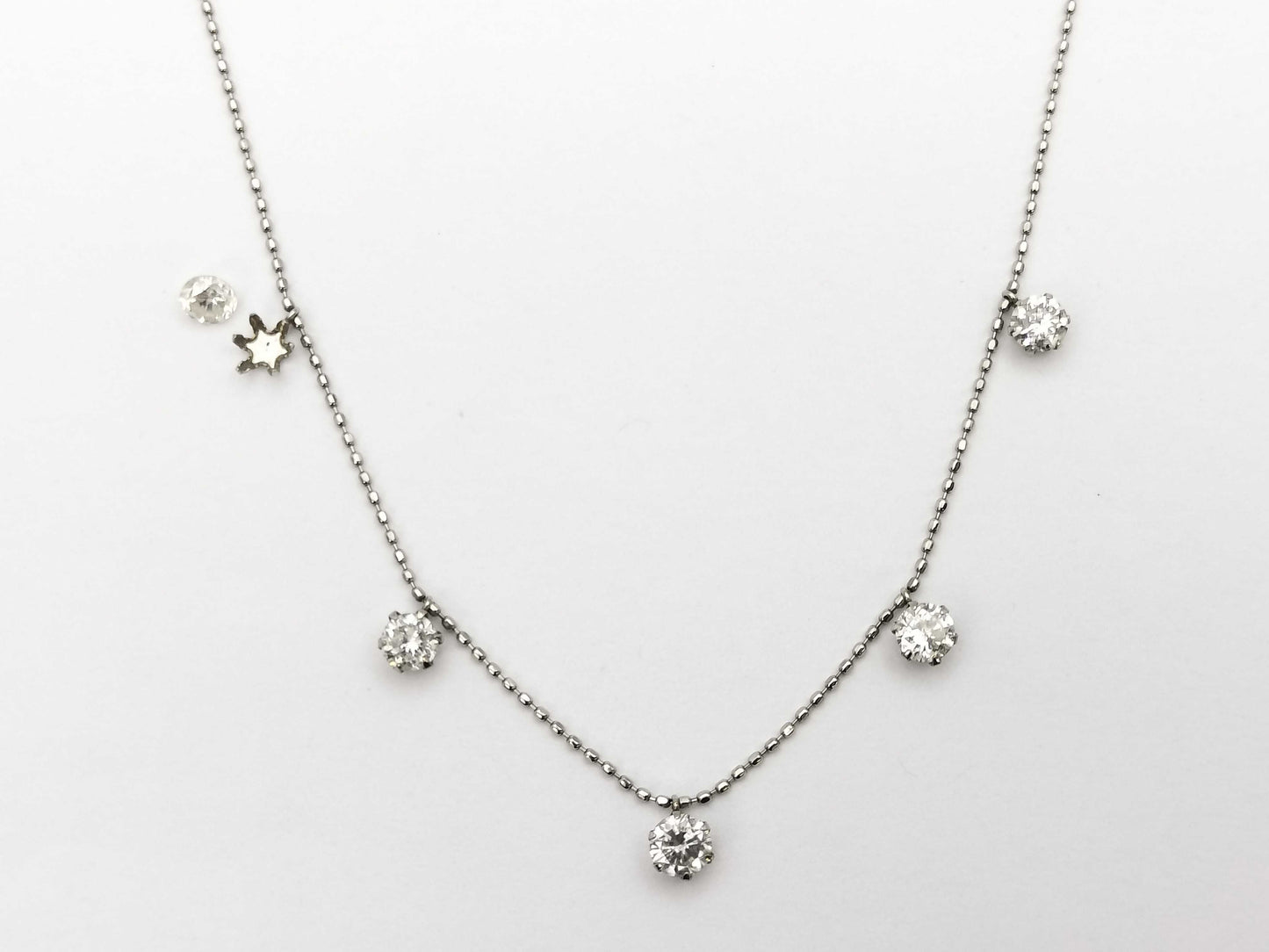 D1.05ct PT850 1.8g Necklace