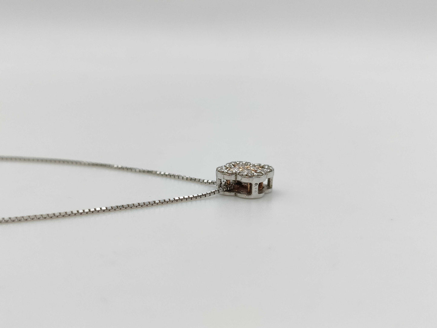 Diamond K14/K14WG 2.8g Necklace