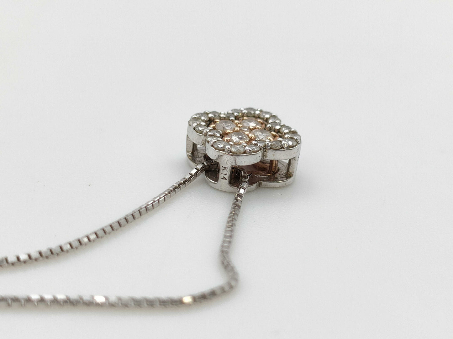 Diamond K14/K14WG 2.8g Necklace