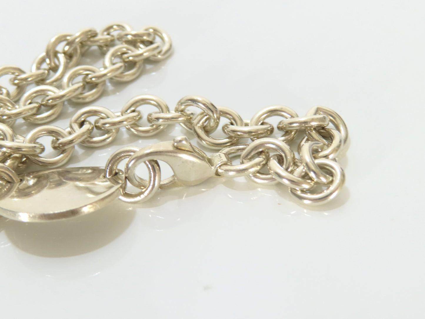 Tiffany & Co. Return to Tiffany Double Oval Tag, 925 Stamp, 51g Total Weight Necklace