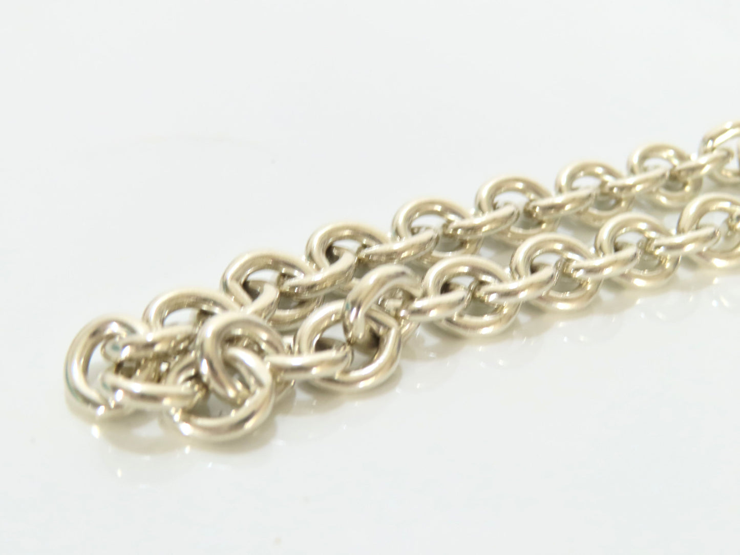 Tiffany & Co. Return to Tiffany Double Oval Tag, 925 Stamp, 51g Total Weight Necklace